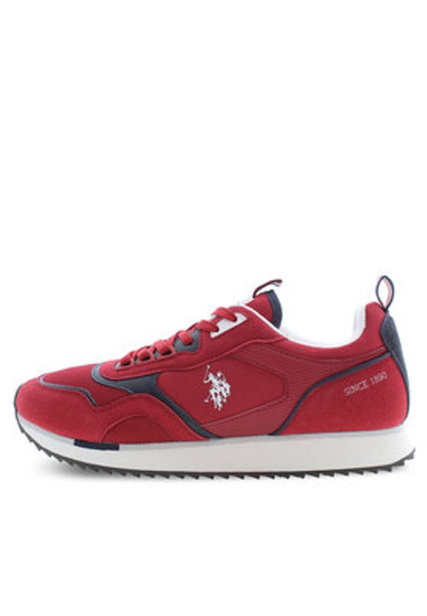 U.S. Polo Assn. Sneakersy Ethan ETHAN001 Czerwony. Kolor: czerwony. Materiał: materiał
