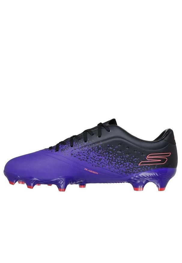 skechers - Buty piłkarskie męskie Skechers Razor Academy Gold 1.5 FG. Kolor: fioletowy. Sport: piłka nożna