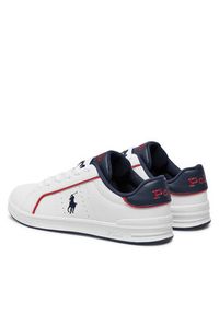 Polo Ralph Lauren Sneakersy RL00589111 J Biały. Kolor: biały. Materiał: skóra