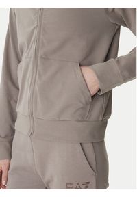 EA7 Emporio Armani Bluza 7W000457 AF13135 Brązowy Regular Fit. Kolor: brązowy. Materiał: bawełna #3