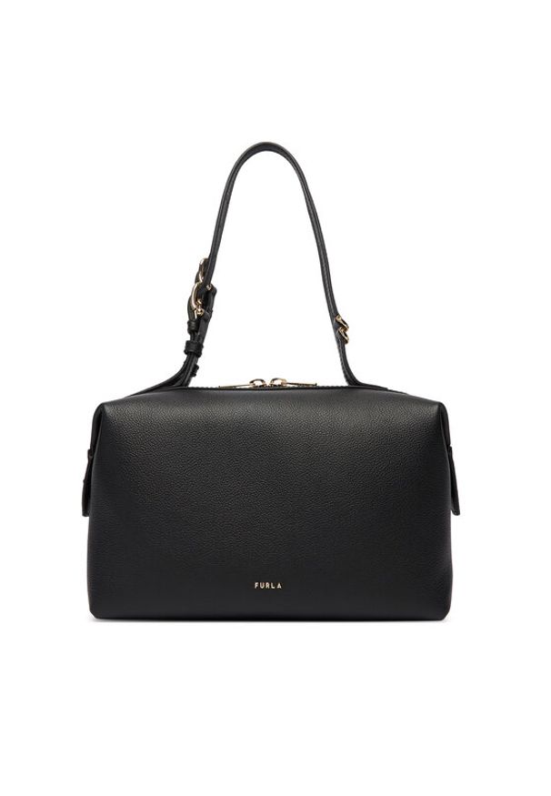 Furla Torebka Double M Boston WB01905 BX3036 KH O6000 Czarny. Kolor: czarny