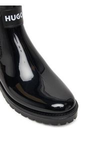 Hugo - HUGO Kalosze Tabita Rain Bootie 50498397 Czarny. Kolor: czarny
