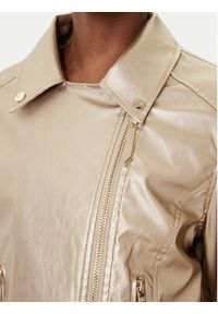 Rinascimento Kurtka z imitacji skóry CFC0124665003 Złoty Regular Fit. Kolor: złoty. Materiał: skóra #3