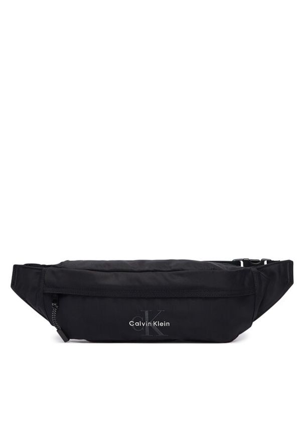 Calvin Klein Nerka Bold Belt Bag LV04D3458G Czarny. Kolor: czarny. Materiał: materiał