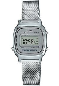 Zegarek Casio Damski Retro LA670WEM-7EF srebrny. Kolor: srebrny. Styl: retro #1