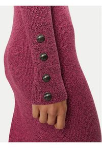 Liu Jo Sukienka dzianinowa WF4232 MA99E Różowy Regular Fit. Kolor: różowy. Materiał: wiskoza #3