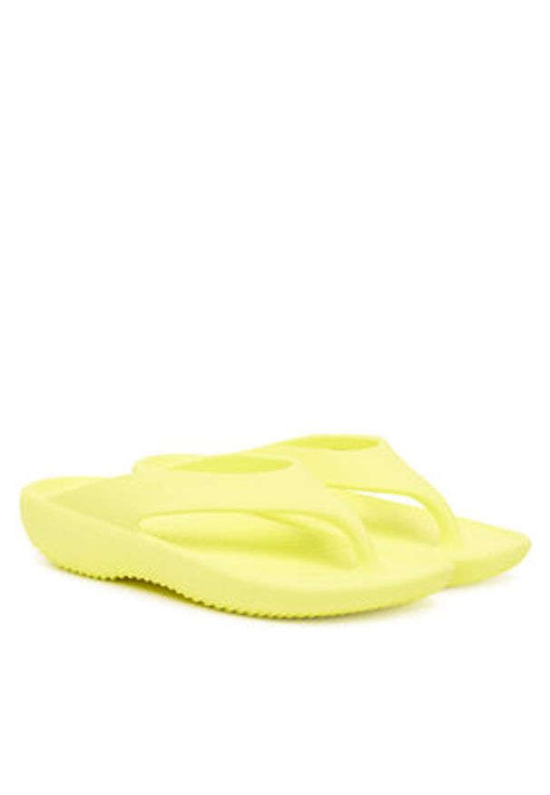 Crocs Japonki Mellow Recovery Flip 211100 Żółty. Kolor: żółty