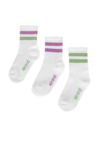 Sprandi Skarpety 0KB-001-SS25 (3-PACK) Biały. Kolor: biały. Materiał: materiał, bawełna