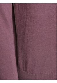 Sisley Sweter 10F2S1C78 Fioletowy Slim Fit. Kolor: fioletowy. Materiał: bawełna #4
