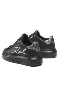 Karl Lagerfeld - KARL LAGERFELD Sneakersy KL62510A Czarny. Kolor: czarny. Materiał: skóra #4