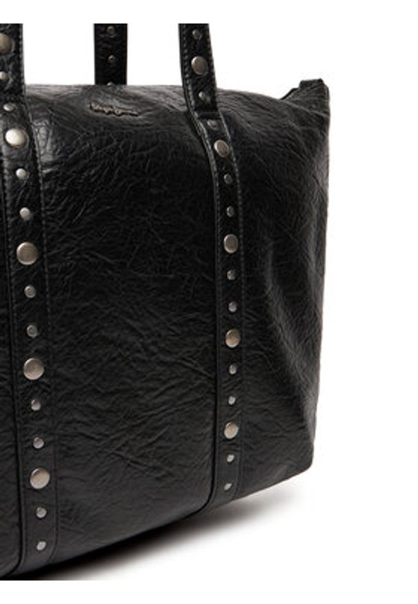 Pepe Jeans Torebka Chelsea Moon PL0300003 Czarny. Kolor: czarny. Materiał: skórzane