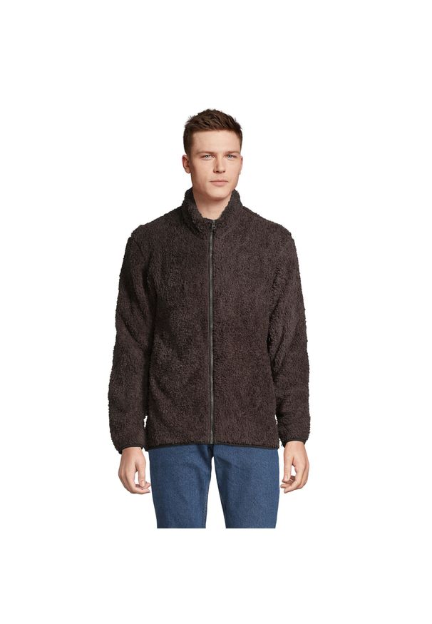 SOL'S - Polar Sol's Finch. Kolor: szary. Materiał: polar. Wzór: aplikacja