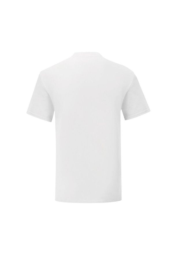 FRUIT OF THE LOOM - Kultowa Koszulka Unisex Dla Dorosłych. Kolor: biały