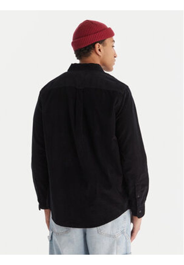 Quiksilver Koszula Smoke Trail EQYWT04652 Czarny Regular Fit. Kolor: czarny. Materiał: bawełna