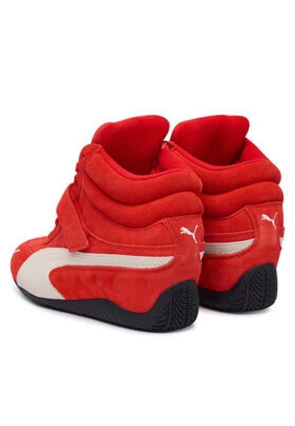 Puma Sneakersy Speedcat Wedge OG 408119 02 Czerwony. Kolor: czerwony. Materiał: skóra, zamsz