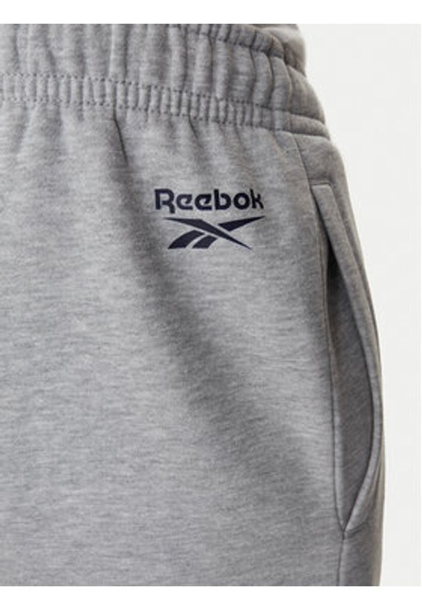 Reebok Spodnie dresowe Bermingham RK25555CCM Szary Relaxed Fit. Kolor: szary. Materiał: bawełna