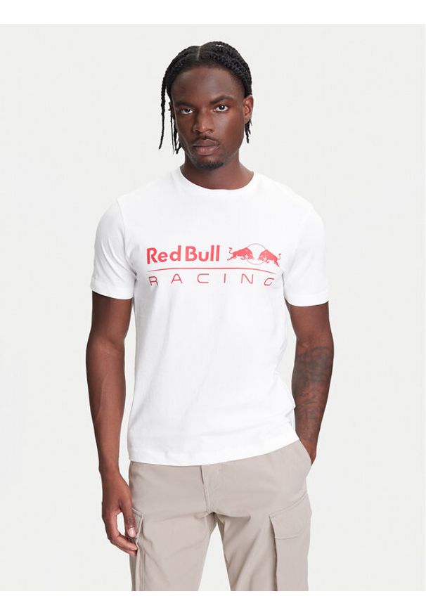 Pepe Jeans T-Shirt Red Bull Racing Logo RM500016 Biały Regular Fit. Kolor: biały. Materiał: bawełna
