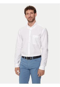 BOSS - Boss Koszula S-Roan-Bd-E-1P-C-242 50515142 Biały Slim Fit. Kolor: biały. Materiał: bawełna