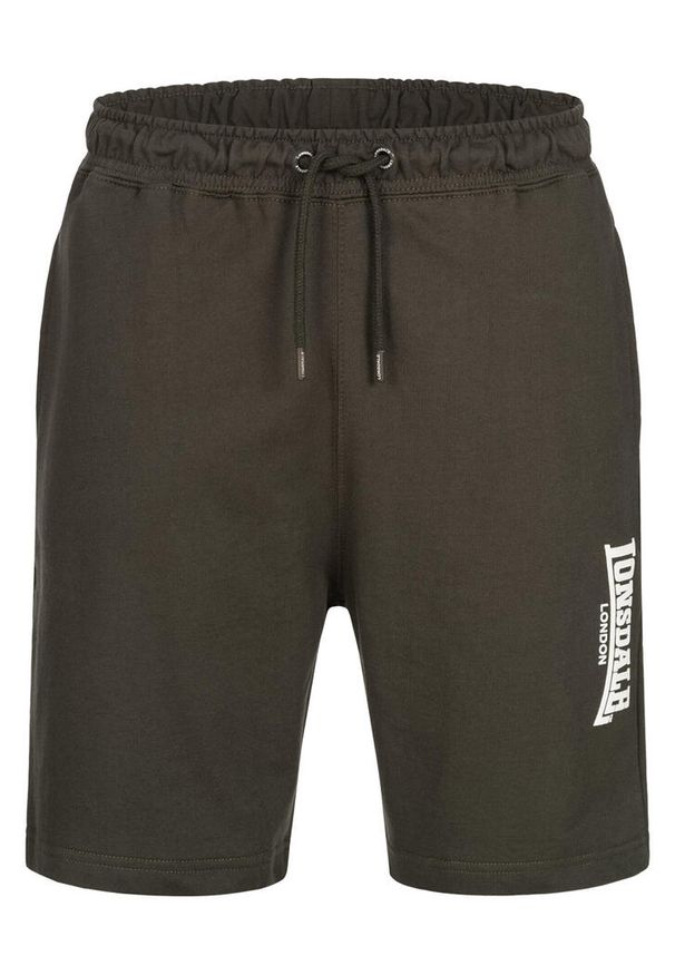 Krótka Lonsdale Fringford. Kolor: wielokolorowy, biały, zielony. Długość: krótkie