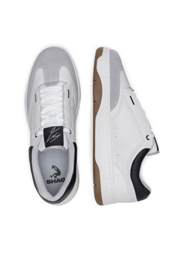 Shaq Sneakersy FORTUNE AQ95012M-WB Biały. Kolor: biały. Materiał: skóra