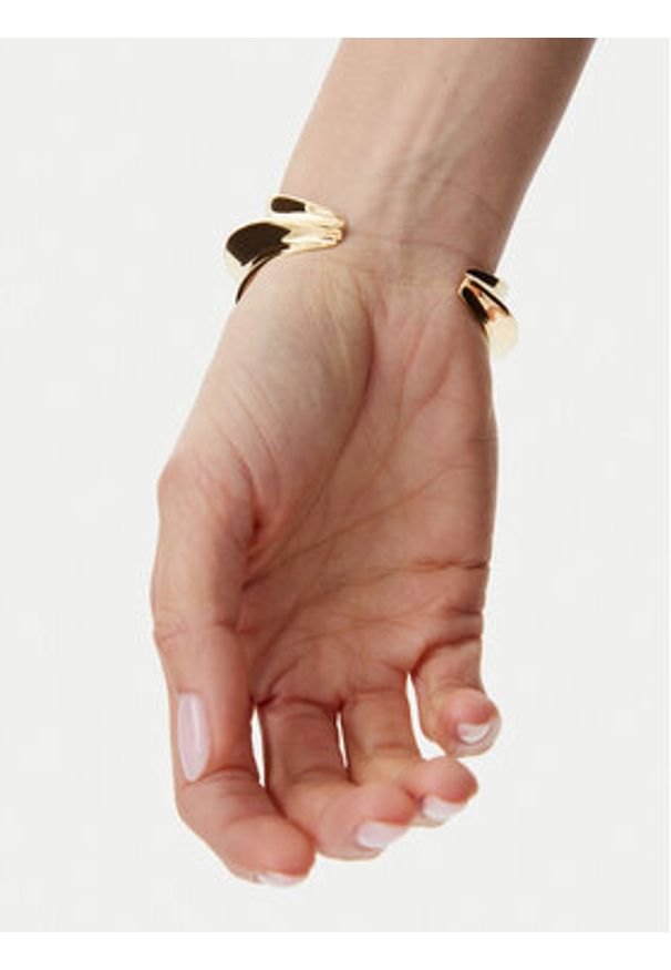 Elisabetta Franchi Bransoletka BC-59B-51E2 Złoty. Materiał: metalowe. Kolor: złoty