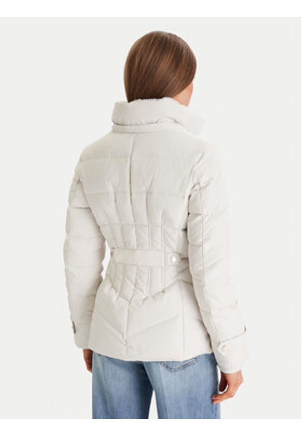 Morgan Kurtka puchowa 252-GITELA Beżowy Regular Fit. Kolor: beżowy. Materiał: syntetyk