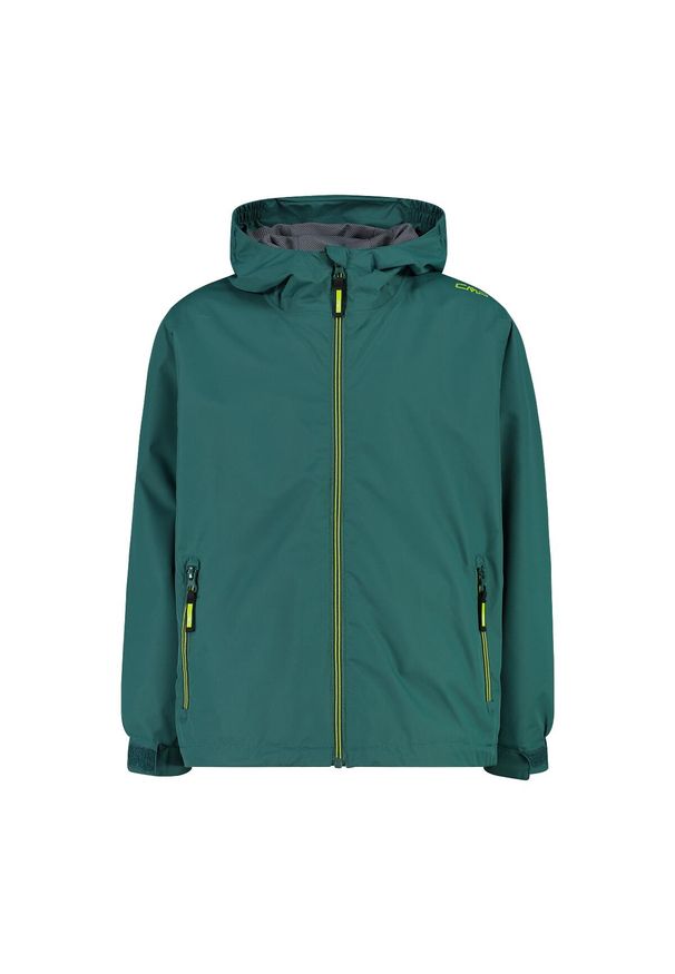 Kurtka dziecięca turystyczna CMP 39X7984. Kolor: zielony. Styl: sportowy. Sport: turystyka piesza