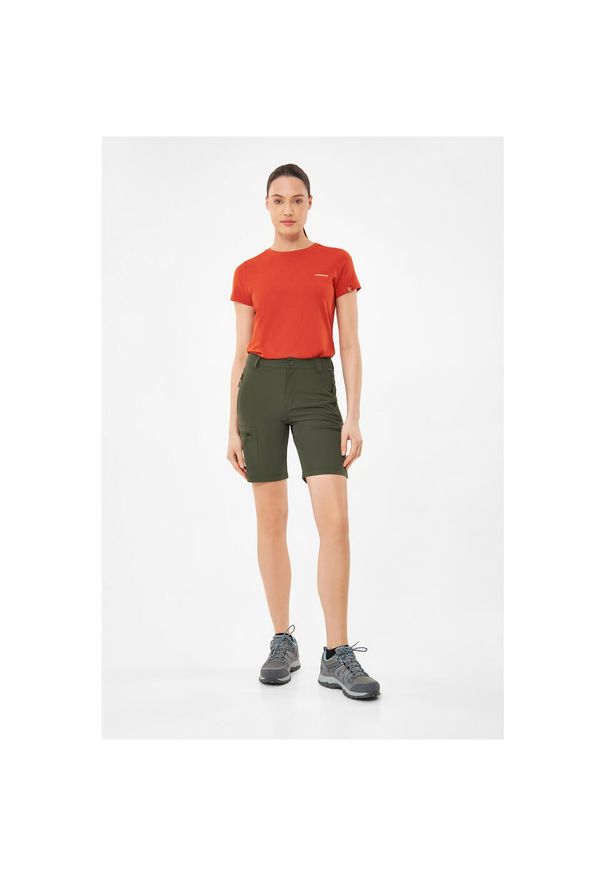 Szorty trekkingowe damskie Viking Sumatra Shorts. Kolor: zielony. Sport: turystyka piesza