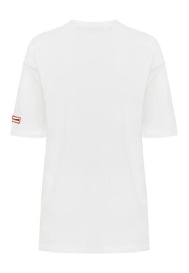 Hunter T-Shirt Abele UNISEX HARU0007251 Biały Regular Fit. Kolor: biały. Materiał: bawełna