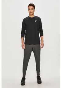 Nike - Spodnie. Kolor: szary. Materiał: materiał, dzianina, włókno #2