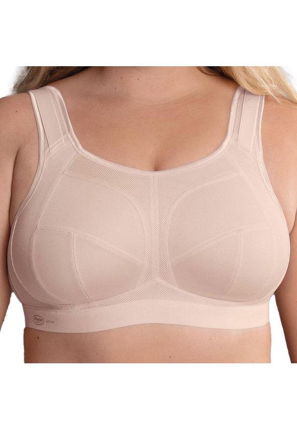 ANITA ACTIVE - Stanik do biegania Extreme control plus z wysoki poziomem podtrzymywania. Kolor: różowy. Materiał: elastan, poliamid, poliester. Sport: bieganie