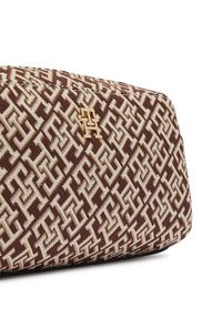 TOMMY HILFIGER - Tommy Hilfiger Torebka Th Grace Camera Bag Jacquard AW0AW18864 Brązowy. Kolor: brązowy #5