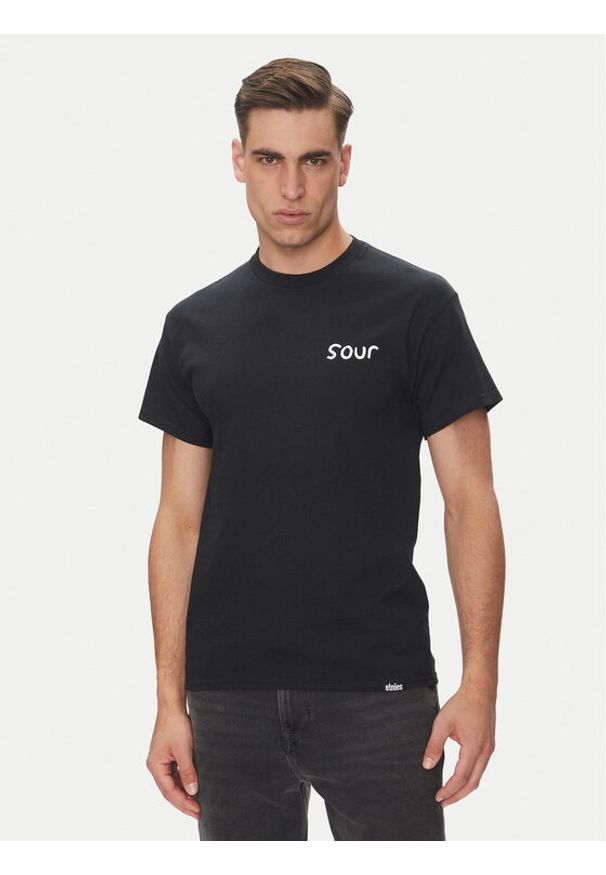 Etnies T-Shirt Sour Solution 4130003784 Czarny Regular Fit. Kolor: czarny. Materiał: bawełna