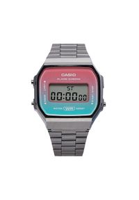 Casio Zegarek A168WERB-2AEF Srebrny. Kolor: srebrny