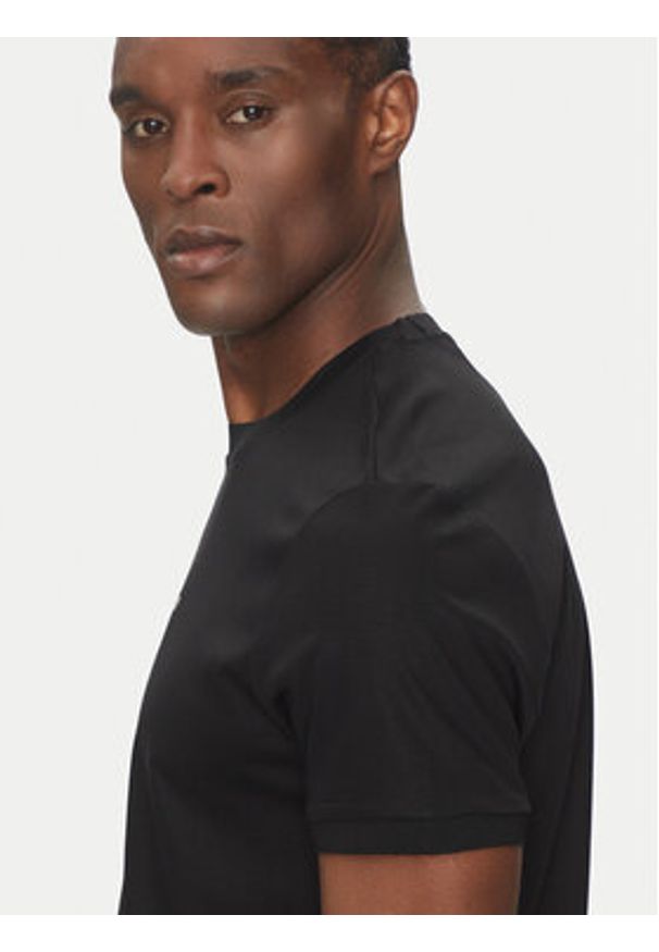 Marciano Guess T-Shirt 5GHI08 6323A Czarny Regular Fit. Kolor: czarny. Materiał: lyocell