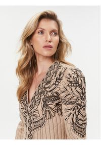 TwinSet - TWINSET Marynarka 232TP2670 Beżowy Regular Fit. Kolor: beżowy. Materiał: bawełna #2