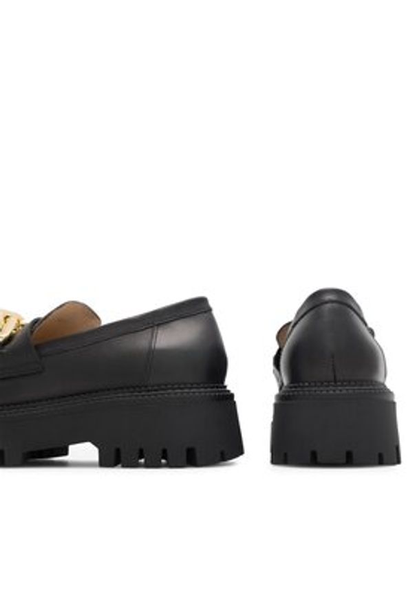 Gino Rossi Loafersy 8040 Czarny. Kolor: czarny. Materiał: skóra