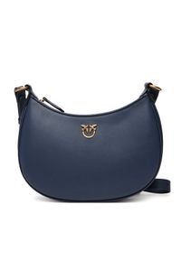 Pinko - PINKO Torebka Half Moon Mini Fl Al 25-26 PLTT 102790 A0F1 Granatowy. Kolor: niebieski. Materiał: skórzane