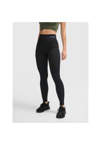 Rajstopy damskie Hummel hmlclea mid waist. Kolor: czarny. Długość: krótkie