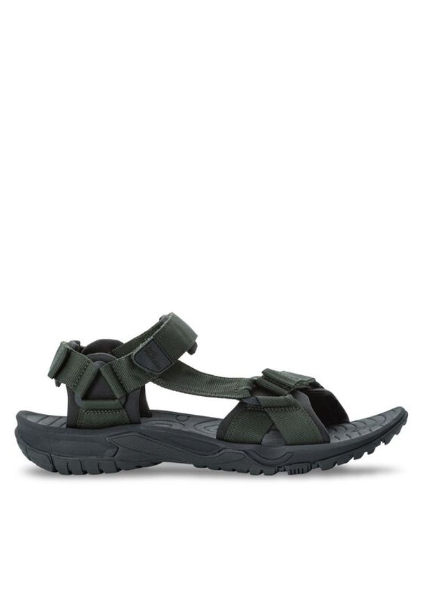 Jack Wolfskin Sandały Lakewood Ride Sandal M 4019021 Khaki. Kolor: brązowy. Materiał: materiał