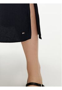 TOMMY HILFIGER - Tommy Hilfiger Sukienka letnia WW0WW41272 Granatowy Regular Fit. Kolor: niebieski. Materiał: bawełna. Sezon: lato #5