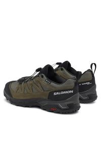 salomon - Salomon Trekkingi X Ward Leather GORE-TEX L47182200 Zielony. Kolor: zielony. Materiał: skóra, zamsz. Technologia: Gore-Tex. Sport: turystyka piesza #5