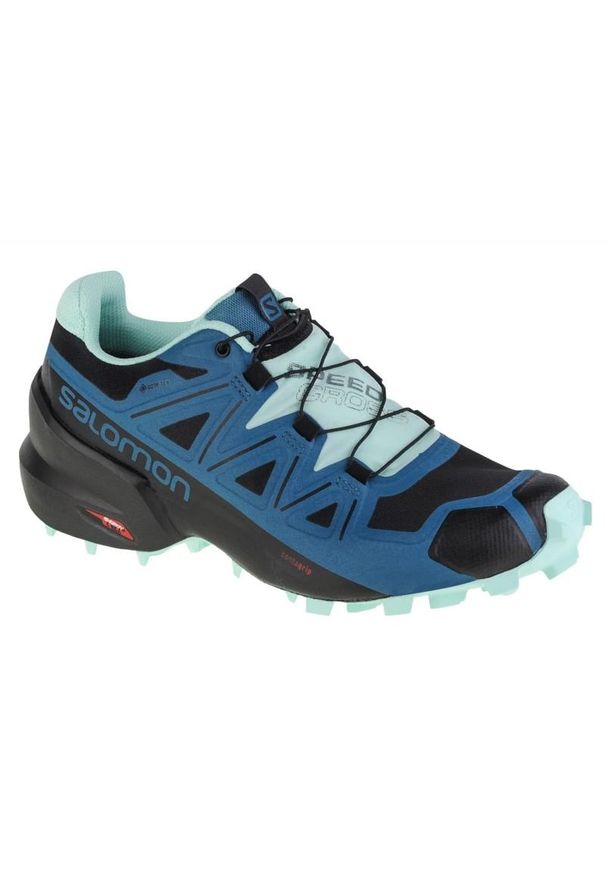 salomon - Buty do biegania Salomon Speedcross 5 Gtx 416127 niebieskie. Zapięcie: sznurówki. Kolor: niebieski. Materiał: guma, syntetyk, materiał, tkanina. Szerokość cholewki: normalna. Model: Salomon Speedcross