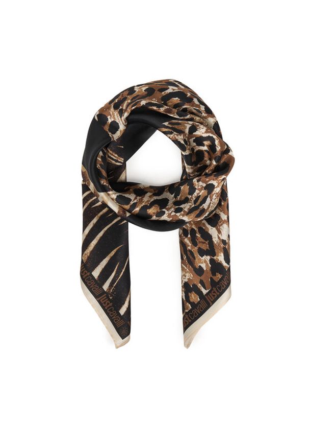 Just Cavalli Chusta 80RA2H01 ZG321 Beżowy. Kolor: beżowy. Materiał: jedwab