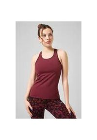 CASALL - Damska Koszulka Treningowa Casall Essential Racerback Szybkoschnąca. Kolor: czerwony, brązowy, wielokolorowy. Sport: joga i pilates