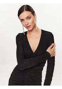 Pinko Sukienka koktajlowa 102057 A17I Czarny Slim Fit. Kolor: czarny. Materiał: wiskoza. Styl: wizytowy #4