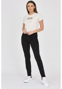 7 FOR ALL MANKIND Lekkie czarne jeansy Roxanne BAIR ECO RINSED BLACK. Kolor: czarny