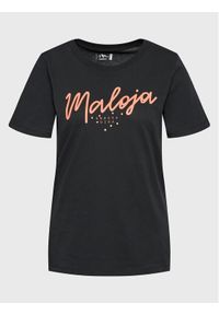 Maloja T-Shirt Vogelbeerem 34403-1-0817 Czarny Regular Fit. Kolor: czarny. Materiał: bawełna #1