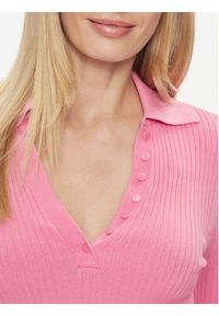 only - ONLY Sweter Minna 15309345 Różowy Regular Fit. Kolor: różowy. Materiał: wiskoza #2