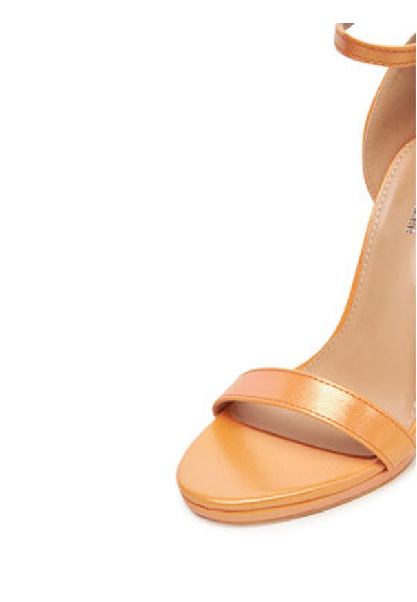 DeeZee Sandały EZ-23-10 Pomarańczowy. Kolor: pomarańczowy. Materiał: skóra